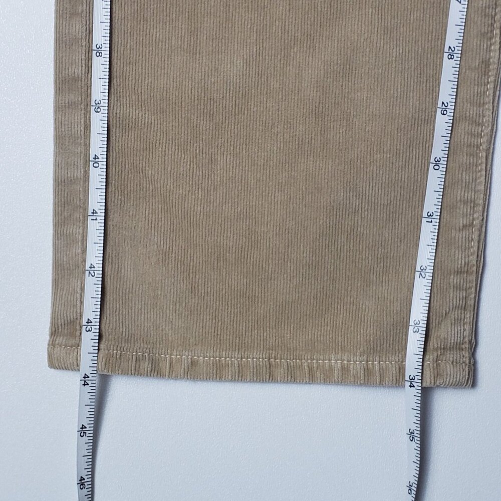 AG Adriano Goldschmied The Graduate Tailored Leg Corduroy Trouser Mens 32x34 Tan - Picture 6 of 16